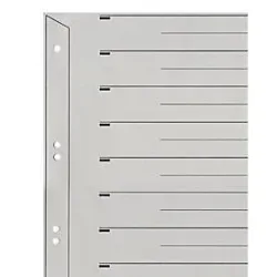 Trennblätter Nr. 6097,  DIN A4, grau, 200 g/m², 100 Stück