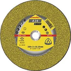 Trennscheibe A 24 Extra D125x2,5mm gekr.STA Bohr.22,23mm KLINGSPOR, 25 Stück