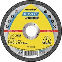 Trennscheibe A 960 TZ Special D115x1mm ger.INOX Bohr.22,23mm KLINGSPOR, 25 Stück