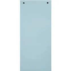 Trennstreifen Exacompta Forever, rechteckig, 2-fach Lochung, B 240 x H 105 mm, Blauer Engel, Recycling-Kraftkarton, blau, 100 Stück