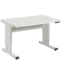 TRESTON WB-Arbeitstisch, ESD, elektrisch höhenverstellbar, BxT 1.800 x 800 mm, mit Kabelwanne