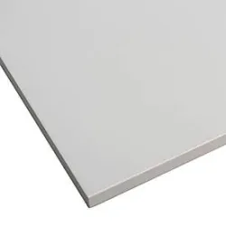 Treston ESD-Arbeitsplatte QuatreX, laminatbeschichtet, B 1230 x T 750 x H 25 mm, lichtgrau RAL 7035