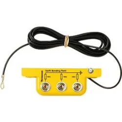Treston QuatreX ESD-Erdungsanschlussbox, 3 Drucktaster, 3 Anschlüsse, 1 Megaohm