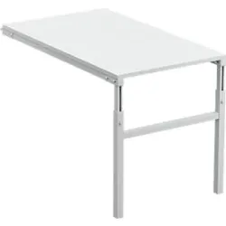 Winkel-Anbautisch für TRESTON Arbeitsplatzsystem, höhenverstellbar, TK 150 kg, BxT 1.200 x 700 mm