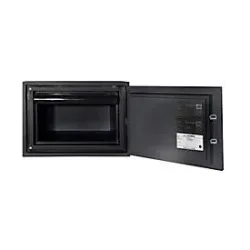 Tresor FRS 32, Feuerwiderstand LFS 60P nach EN 15659, Sicherheitsstufe S 2, Elektronikschloss & Schlüsselverriegelung, 1 Ausziehboden, B 445 x T 425 x H 315 mm, graphitgrau RAL 7024