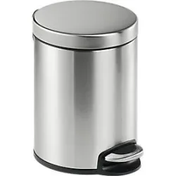 DURABLE Treteimer 5lt 340023 Edelstahl, 20x26cm