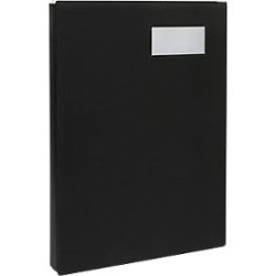 BIELLA Unterschriftenmappe A4 34342002 schwarz 20-teilig