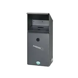 VAR, VAR Wandascher EZS 1, Inhalt 3,7 l, Stahl-Inneneimer, Gewicht 3,5 kg, eisenglimmer beschichtet