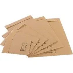 Versandtaschen SecureWave von MD Securepack®, Papierpolsterung, Haftklebung, 100 % FSC®-Recyclingpapier, Format F/3, 235 x 330 mm, 75 Stück