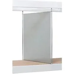 Vertikaler Stahlblechtrenner, H 500 x T 600 mm