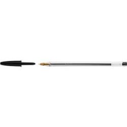BIC Cristal Original Kugelschreiber Schwarz Mittel 0.4 mm 100 Stück