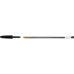 BIC Cristal Original Kugelschreiber Schwarz Mittel 0.4 mm 100 Stück