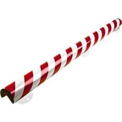 Wall Protection Kit, Typ A+, 1-m-Stück, weiss/rot reflective