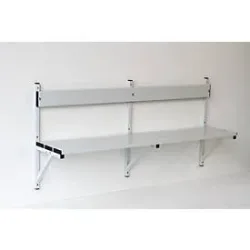 Wandbank, Alu/Edelstahl, L 1500 mm