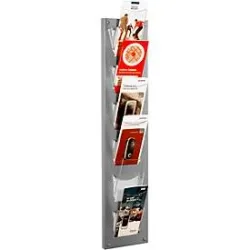 Wandmagazin, 6 Fächer DIN lang