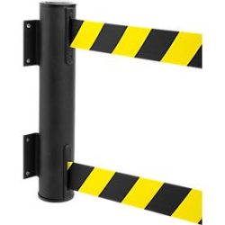 Wandmontage RS-Guidesystems GLWD 25, schwarz/gelb