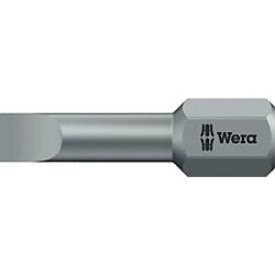 Wera Bit 800/1 TZ, Schlitz, 5,5, Klingenstärke 0,8 mm, Länge 25 mm, 10 Stück