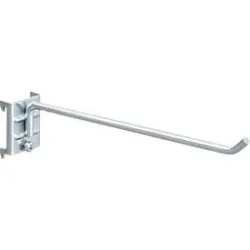Werkzeughalter WFI, für Lochplatten mit Lochgrösse 9 x 9 mm & Lochabstand 38 mm, L 200 mm, Stahl, 5 Stück