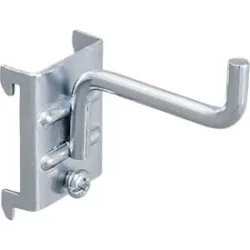 Werkzeughalter WFI, für Lochplatten mit Lochgrösse 9 x 9 mm & Lochabstand 38 mm, L 50 mm, Stahl, 5 Stück
