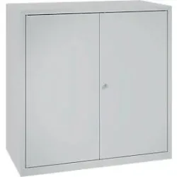 Werkzeugschrank, Sicherheitsschloss, 2 Einlegeböden & 1 Schublade, B 1000 x T 500 x H 1000 mm, Stahlblech, weissalu/weissalu