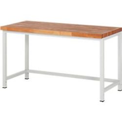 Werkbank Serie 8000, stationär, Arbeitsplatte Buche-Massiv, B 1500 x T 700 mm