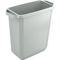 DURABLE Abfall- und Wertstoffbehälter 60 Liter, PP, grau, 1 Stk/VE