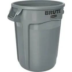 Wertstoffsammler Brute, Polyethylen, rund, 75 l, grau