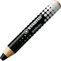 Whiteboard Marker Stabilo MarkDry, Rundpsitze, 1-10 mm, schnell trocknend, 5 Stück, schwarz