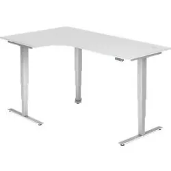 Hammerbacher Sitz-Stehschreibtisch XDSM Weiß 2.000 x 1.200 x 635 mm