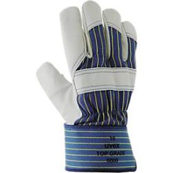 Winter-Schutzhandschuh uvex top grade 6000, Rindvollleder/Baumwoll-Trikot, EN 388: 3144 X, Grösse 10, 10 Paar
