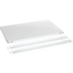 Zusätzlicher Fachboden ORDO Professional, höhenverstellbar, Tragkraft bis 140 kg, B 1000 x T 600 x H 40 mm, Stahl, verkehrsweiss RAL 9016