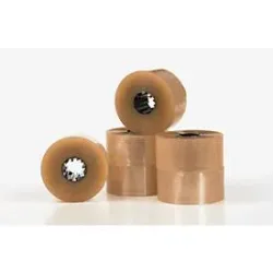 ZeroTape® 400 Packband, XHT90®-Kleber, 150 Laufmeter, Breite 48 mm, Gesamtstärke 43 µ, braun