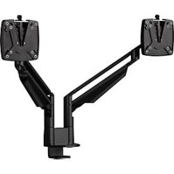2-fach-Monitorarm Novus CLU Duo C, bis 27?, Tischhalterung, schwenk-/höhenverstellbar, schwarz