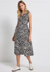 Gemustertes Midi-Kleid