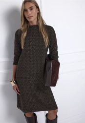 Gemustertes Kleid