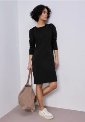 Kleid in Unifarbe