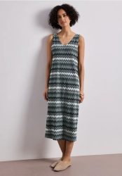 Midikleid in Jacquard