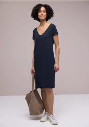 Knielanges Kleid aus Jersey