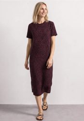 Midikleid mit grafischem Muster