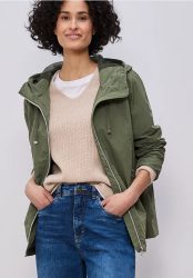 Jacke mit Kapuze und Zipper