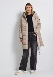 Lange Steppjacke