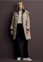 Lange Steppjacke
