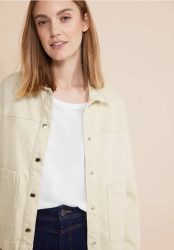Beige Jeansjacke