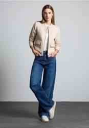 Kurze Strukturjacke