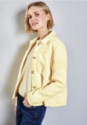 Karierte Jacke