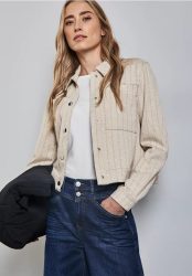 Gestreifte Jacke