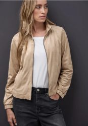 Kurze Velours Jacke