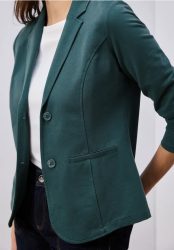 Basic Blazer aus Jersey