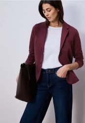 Basic Blazer aus Jersey