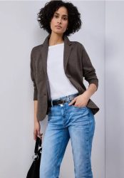 Basic Blazer aus Jersey